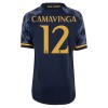 Maglia ufficiale Real Madrid Camavinga 12 Trasferta 2023-24 per Bambino